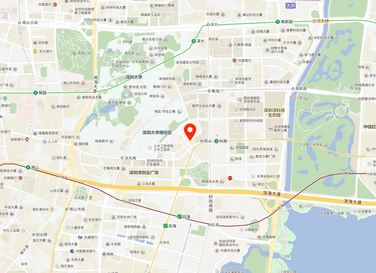 中南大学深圳产学研大楼地图位置